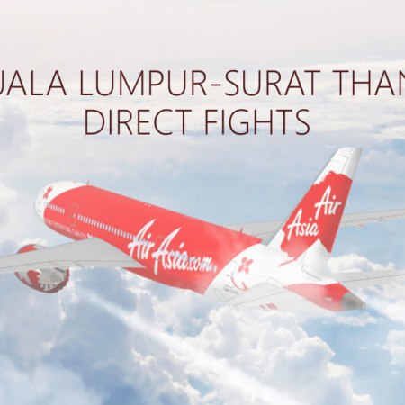 Airasia’s Kuala Lumpur-Surat Thani (KUL-URT) Flights Resumed